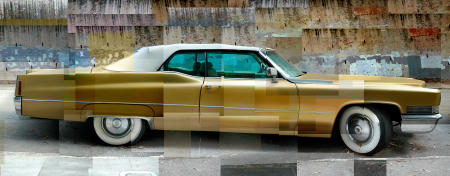 Gold Cadillac