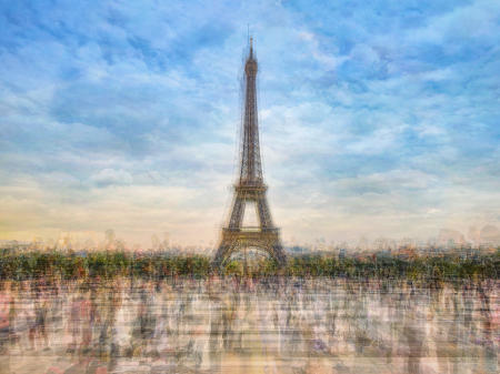 The Eiffel Tower from Trocadero 